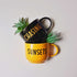 Wall Decor - Travel Lover Home Decor - Artificial Succulent Holder Set - Wall Vase - Home Office Decor - Study Room Decor - Dining Room Decor - Personalised Gift - Buy Online - Free Shipping India